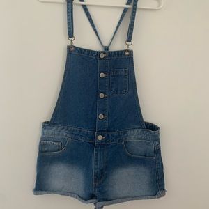 Forever 21 Overall Shorts